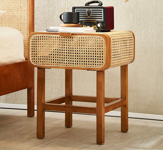 Natural Woven Cane Chair